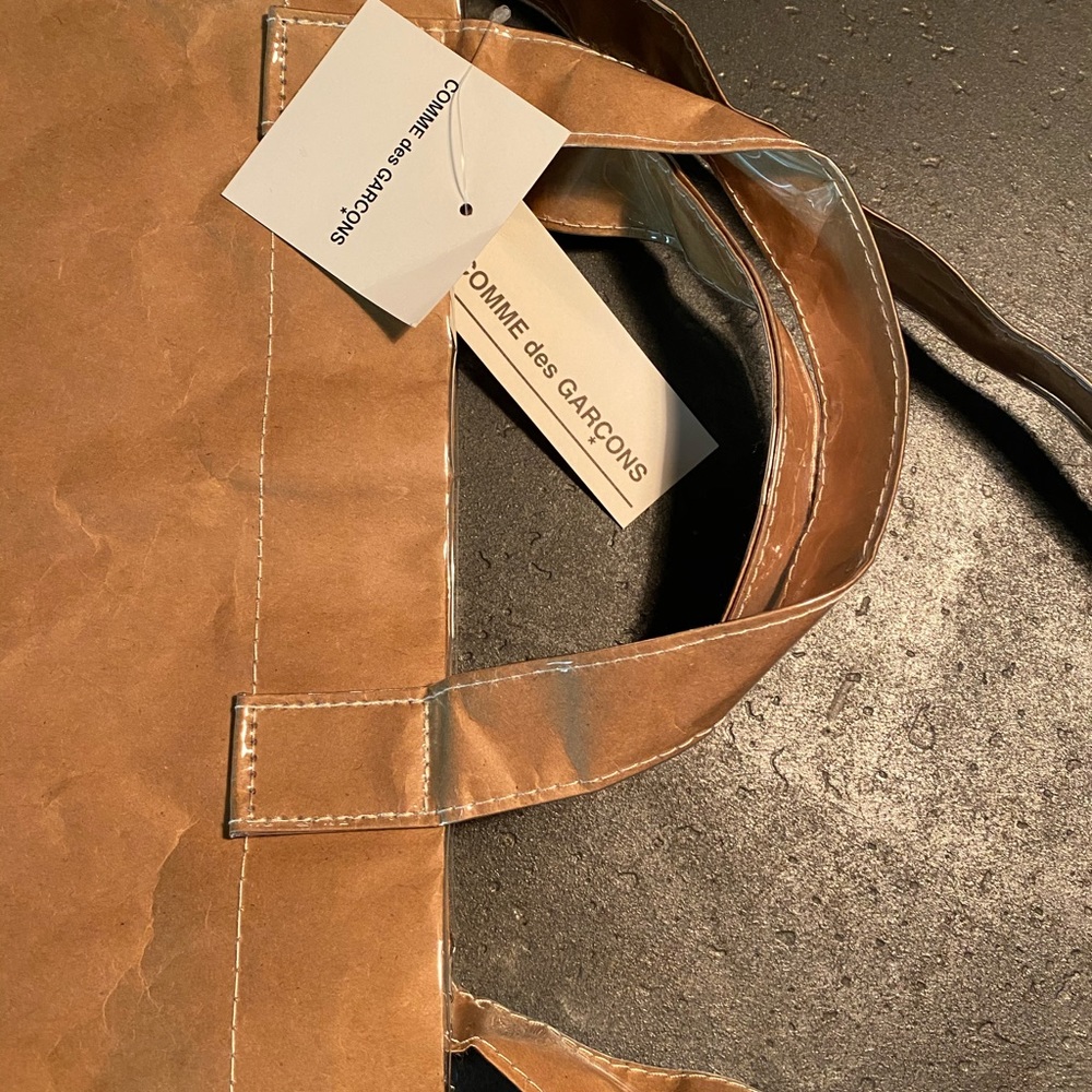 NEW CDG PVC shopper tote bag